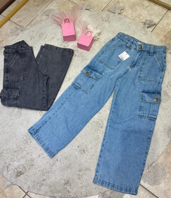 Calça Cargo Jeans